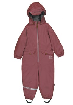 Mikk-Line PU snowsuit - Rose Brown